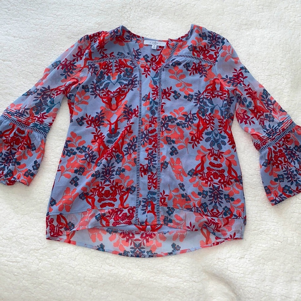 Bright Colored Fever Blouse - Size Small